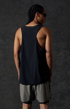 Black Active Standard Performance Tank Top image number 3