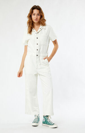 Heritage Short Sleeve Denim Jumpsuit image number 1