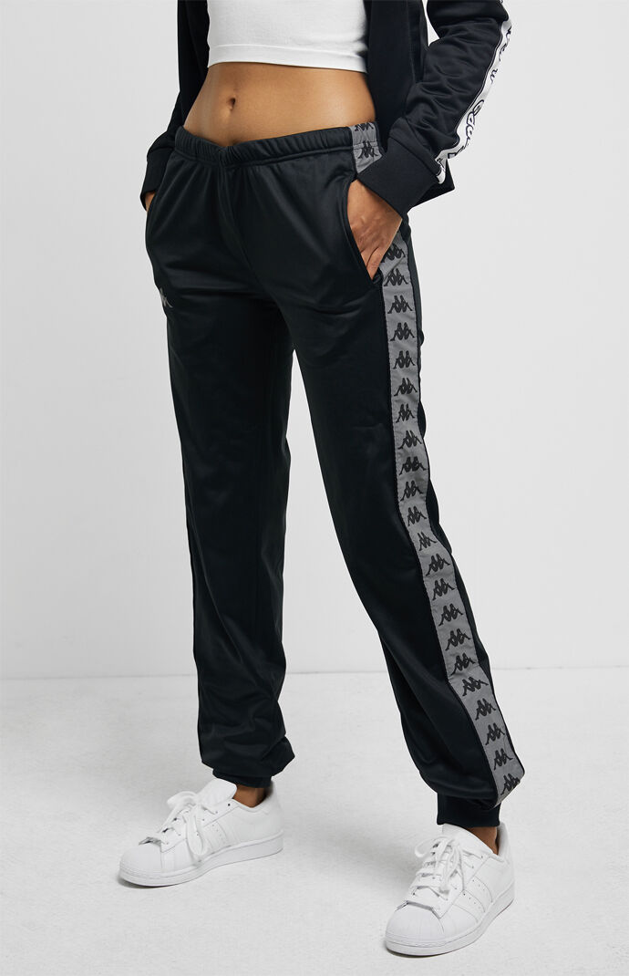 kappa reflective track pants