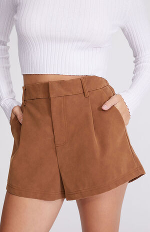 Roma Vegan Suede Shorts image number 2