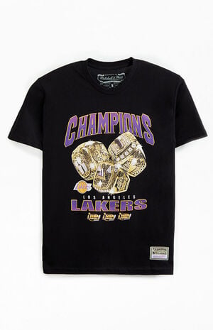 Youth Gold Los Angeles Lakers Team & Logo Long Sleeve T-Shirt