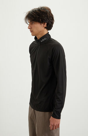 Active Black Performance Mid Layer Long Sleeve T-Shirt image number 4