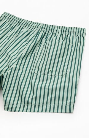 Matcha Striped 4.5" Swim Trunks image number 4