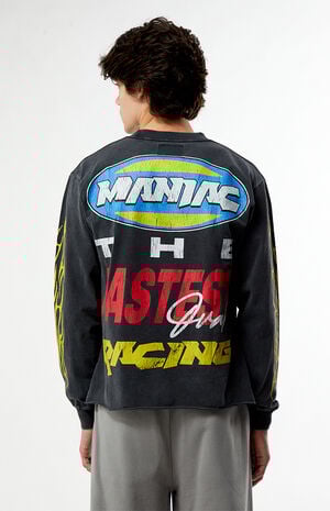 Maniac Racing Cropped Long Sleeve T-Shirt image number 3