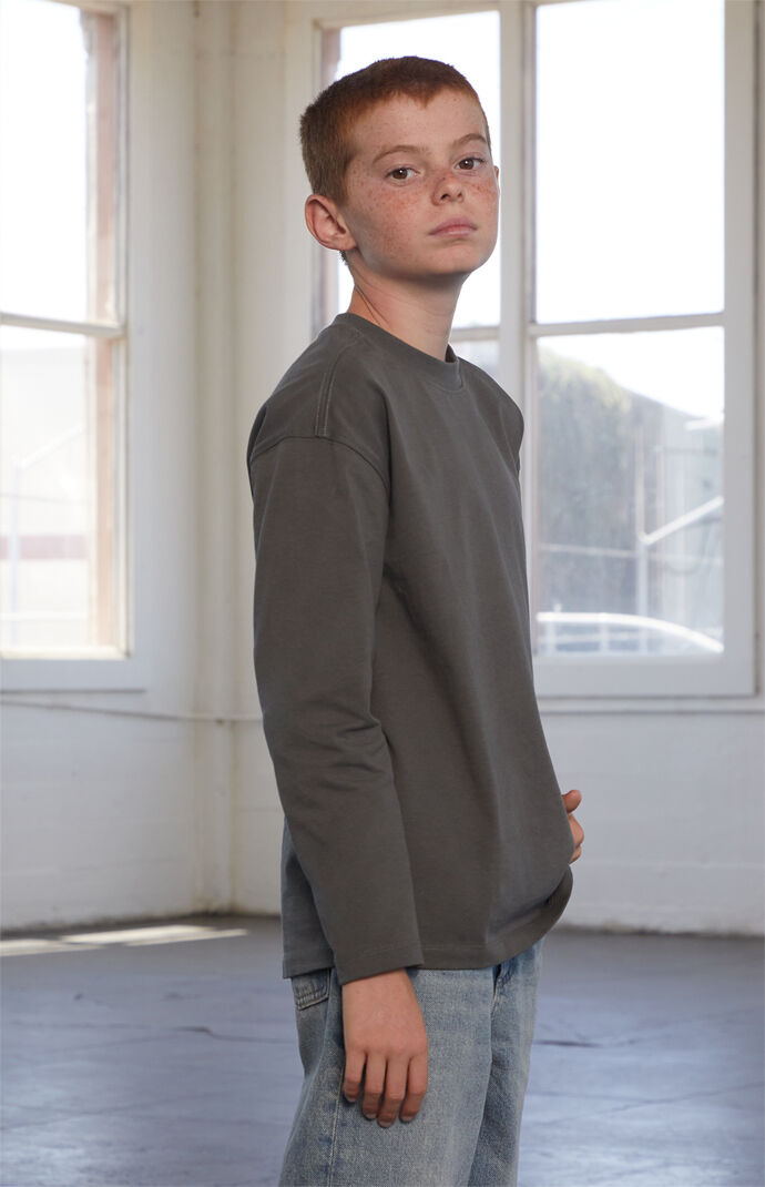Pacsun Kids Brown Long Sleeve T-Shirt