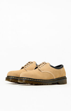 8053 Tan Waxy Suede Shoes image number 2
