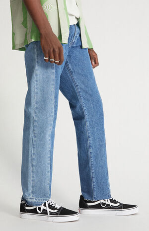 Medium Indigo Straight Jeans image number 3