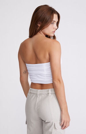 Ruched Tube Top image number 4
