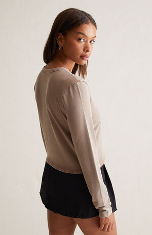 Brenn Long Sleeve Crop Top image number 8