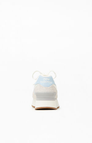 Women's Cream 574 Platform Sneakers image number 3