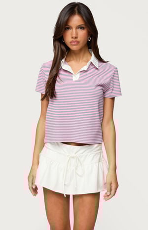 Lennie Striped Polo Top image number 1