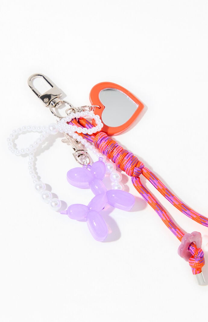 LA Hearts Olivia Mixed Bag Charm Keychain | Pacsun