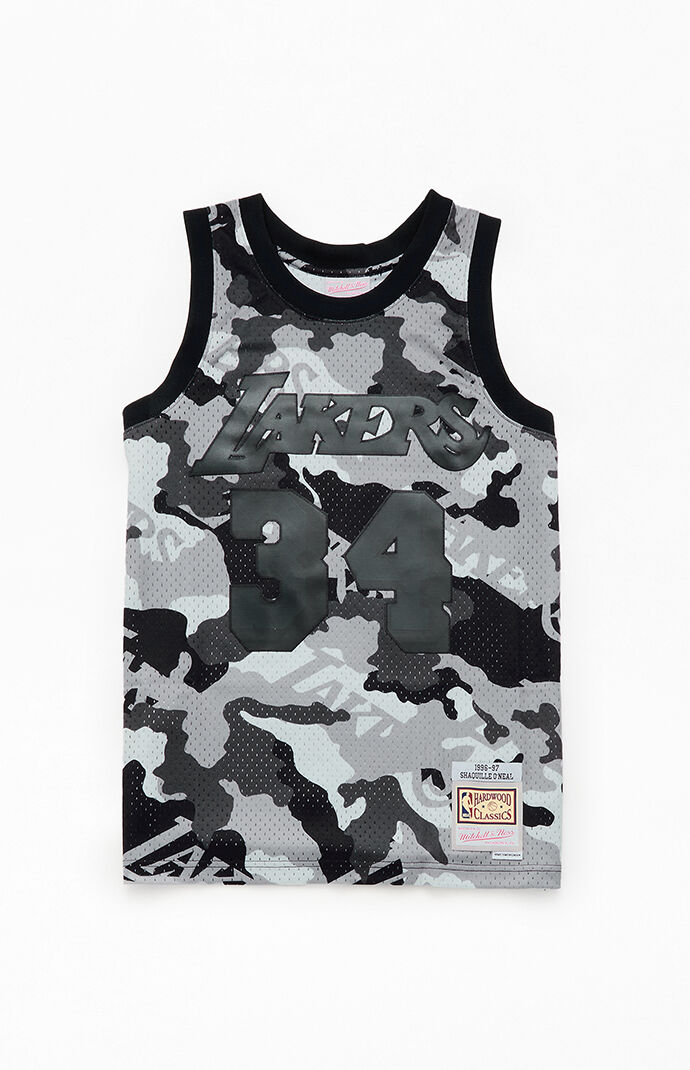 Mitchell & Ness LA Lakers Ghost Camo Shaq Jersey