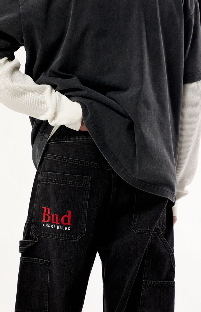 Budweiser by Pacsun Double Knee Carpenter Baggy Jeans | Pacsun