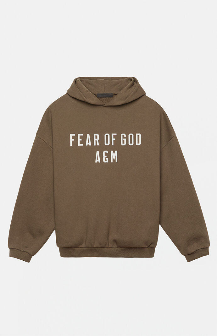 Heavy Fleece Fullzip Hoodie - Black | Fear of God ESSENTIALS