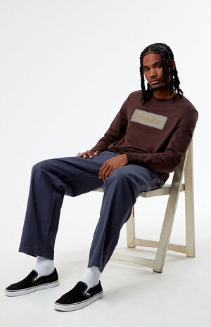 Colorblock Logo Crew Neck Sweatshirt image number 3