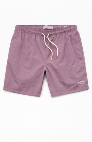 Lavender Collegiate 6.5'' Swim Trunks