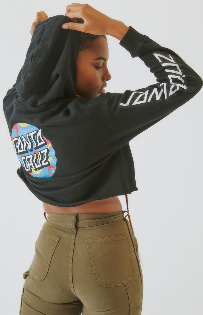 Primary Dot Cropped Hoodie