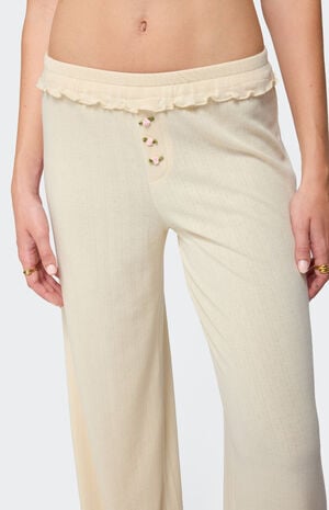 Posy Ruffle Pointelle Pants image number 4