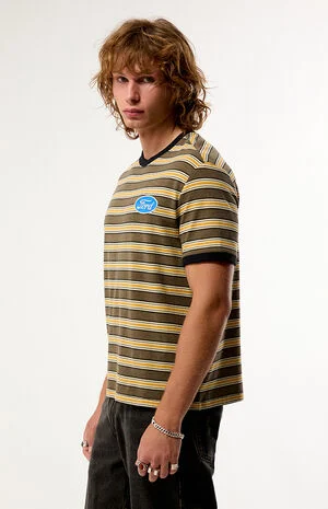 Vintage Striped Yarn Dye T-Shirt image number 3