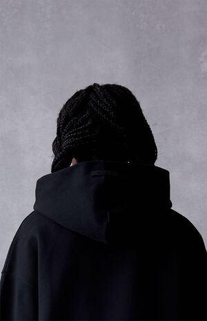 Essentials Jet Black&nbsp;Hoodie image number 5