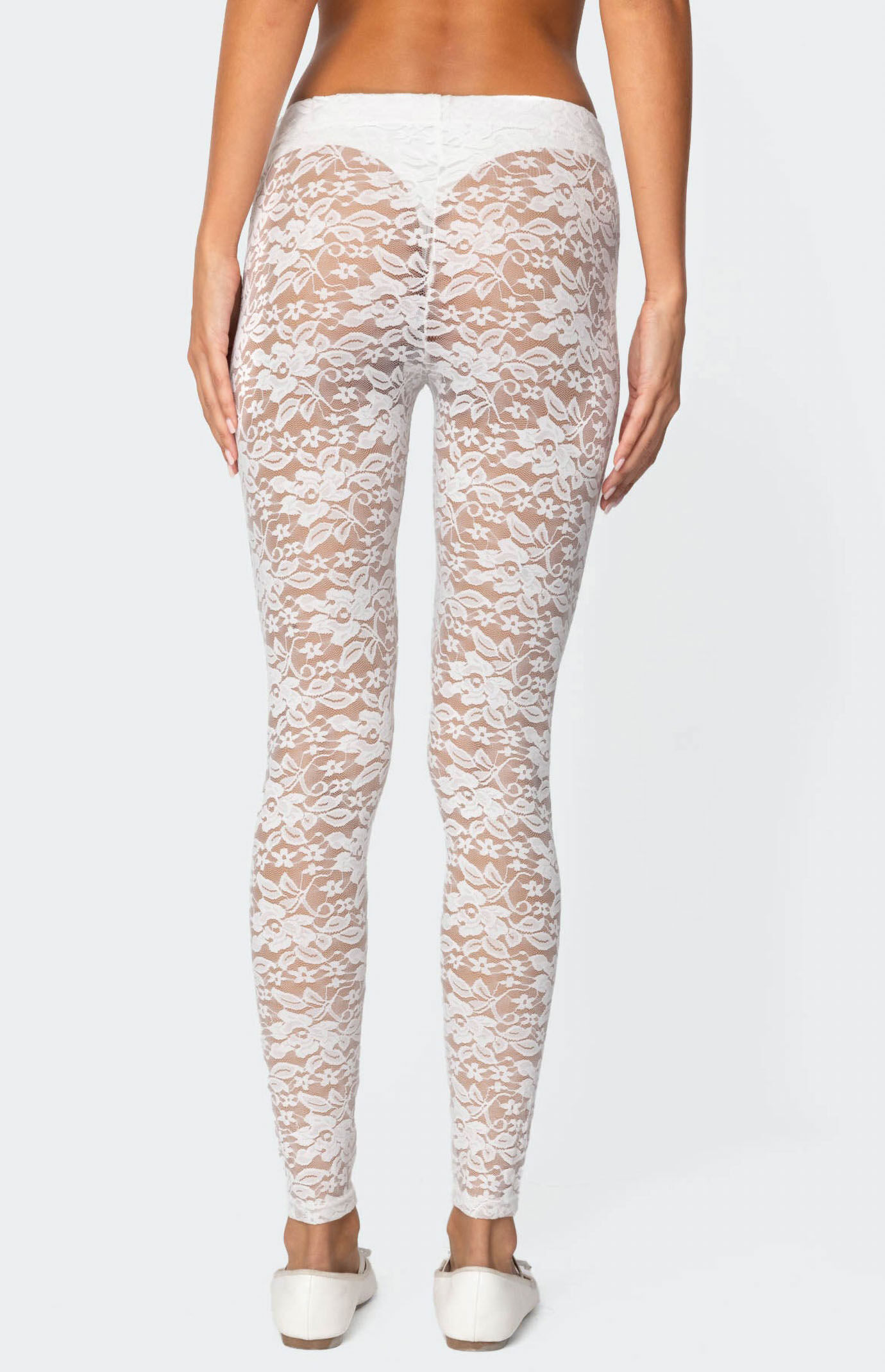 レッグウェア S lace up leggings tulle theredthread S lace up leggings tulle theredthread