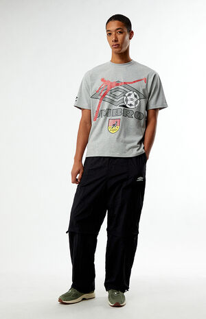 Black Zip Off Loose Fit Pants image number 4