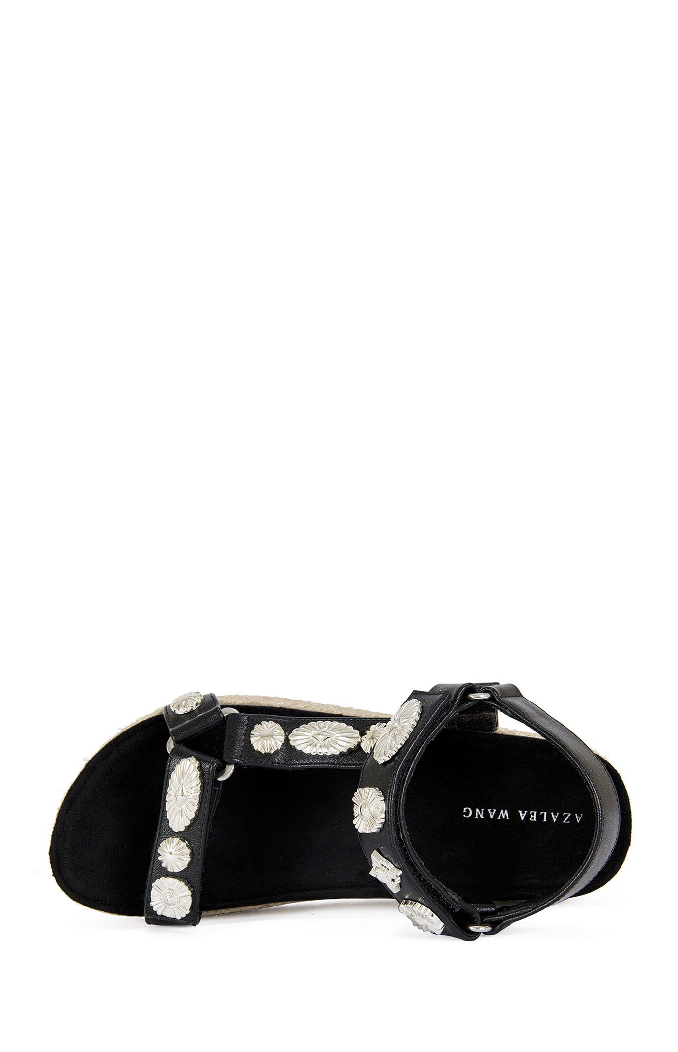 AZALEA WANG Women's Watkins Black Western Sandals