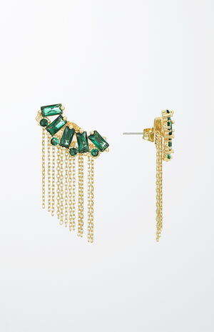 Baguette Crystal Three-In-One Ear Crawlers image number 1