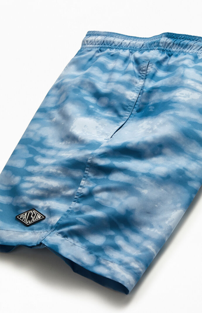 Blue Tiger 17" Swim Trunks
