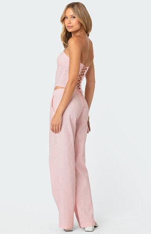 Arya Linen Look Pants image number 5