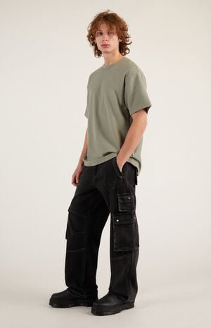 Dylan Baggy Cargo Jeans Black image number 1