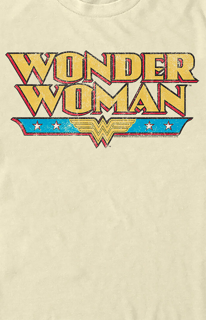 Wonder Woman Vintage Logo T-Shirt