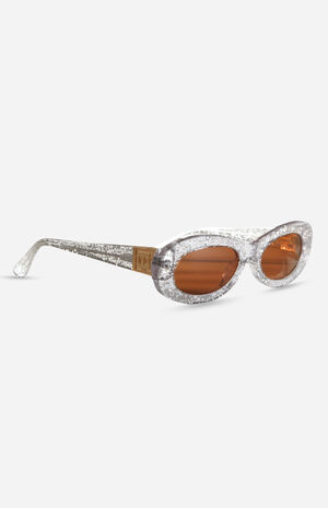 SoHo Glitter  Oval Sunglasses image number 3