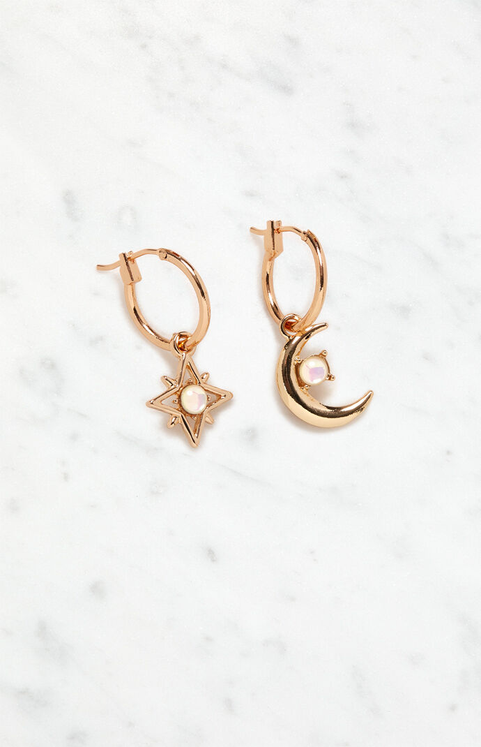 Starburst Moon Earrings