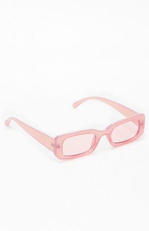 Pink Square Sunglasses image number 3