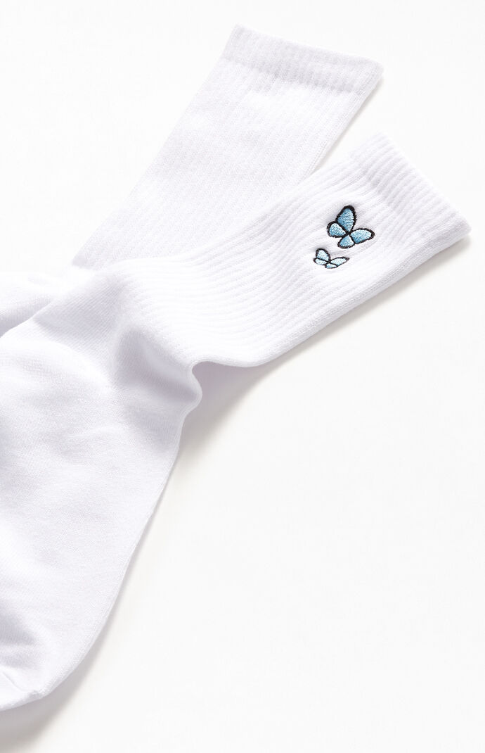 Mini Butterfly Crew Socks