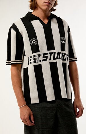 Studios Striped Knit Polo Shirt image number 2