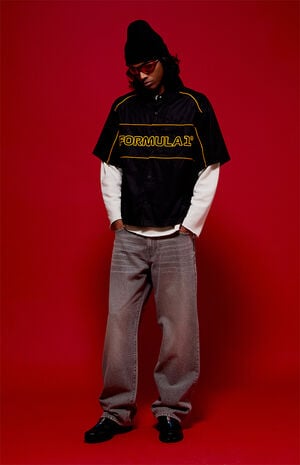 x Pacsun Abu Dhabi Button Front Shirt image number 5