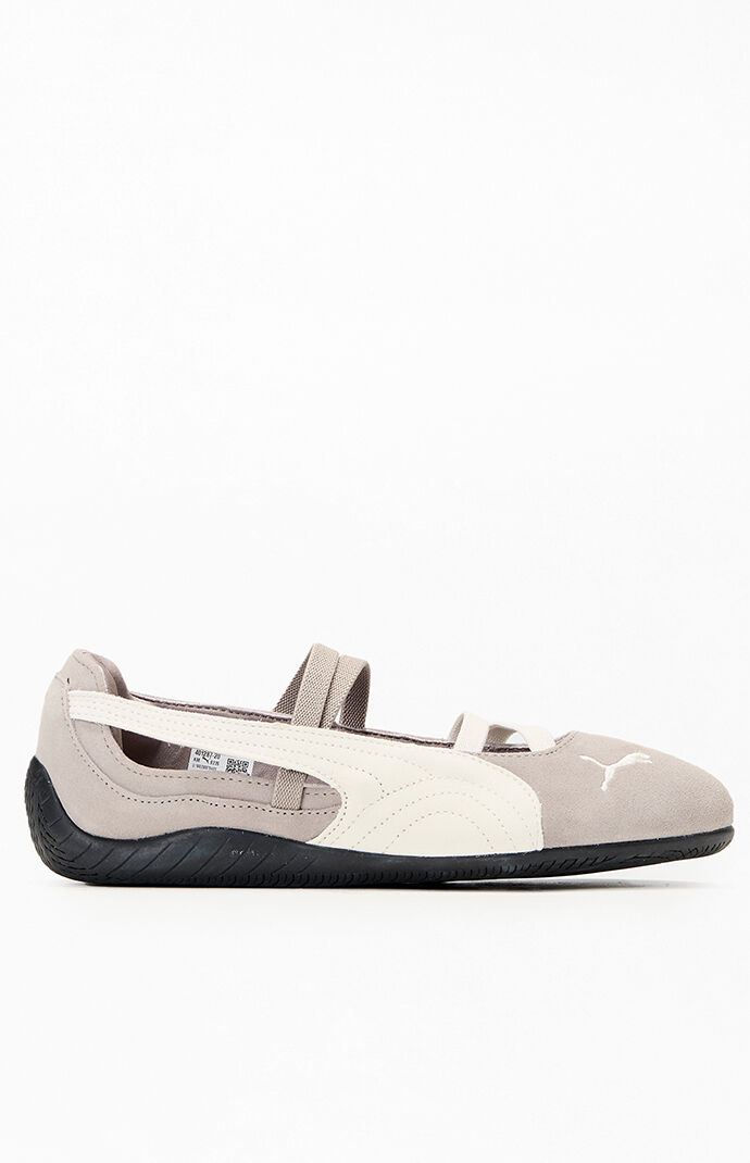 Puma Women's Taupe Speedcat Ballet Sneakers