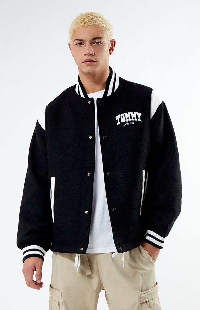 Tommy Jeans Mix Letterman Varsity Jacket PacSun