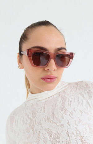 Uptown Blush Square Sunglasses image number 2