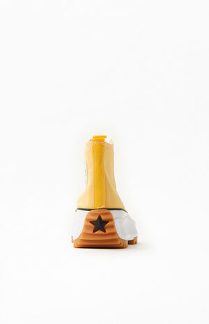 Recycled Yellow Run Star Hike Platform High Top Sneakers image number 3