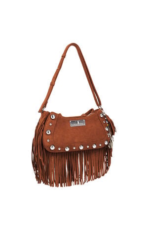 Vintage Dangle Fringe Hobo Bag image number 2