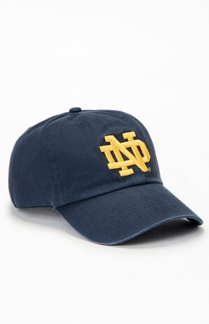Notre Dame Clean Up Strapback Hat image number 1