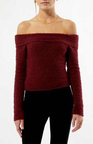 Cadence Off-The-Shoulder Sweater image number 3
