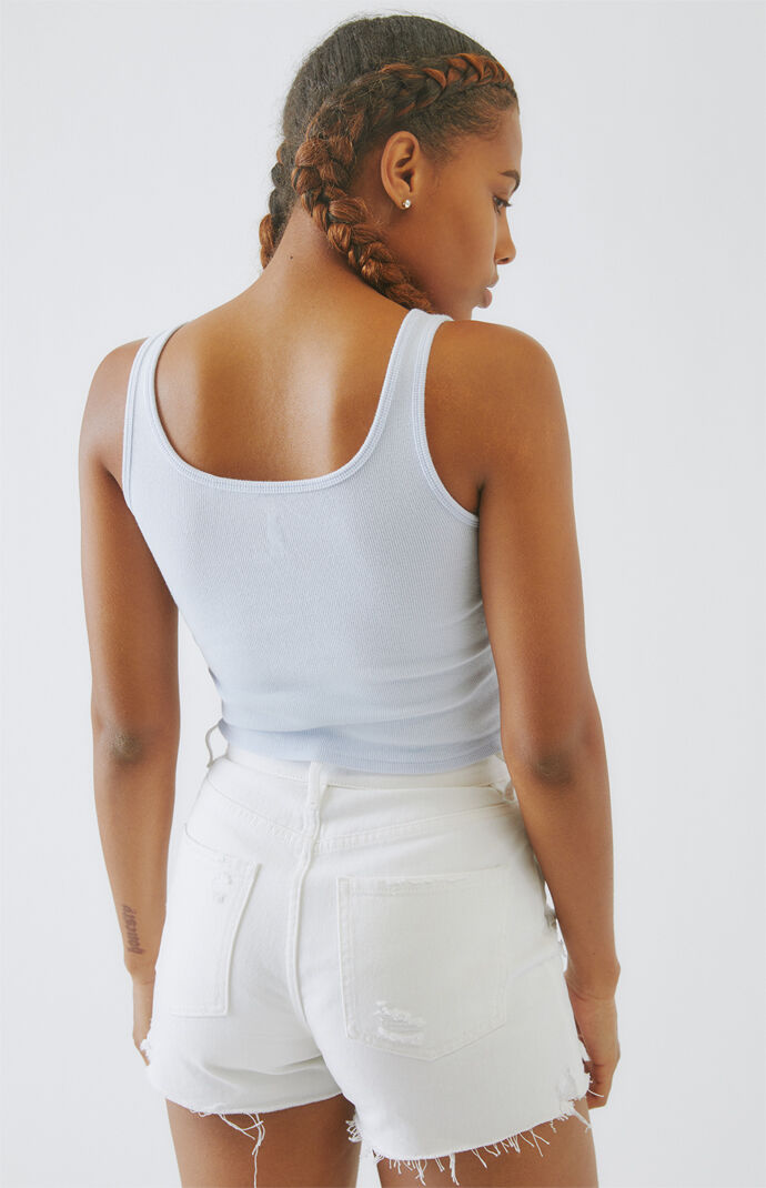 Acid Wash Blush Tank Top