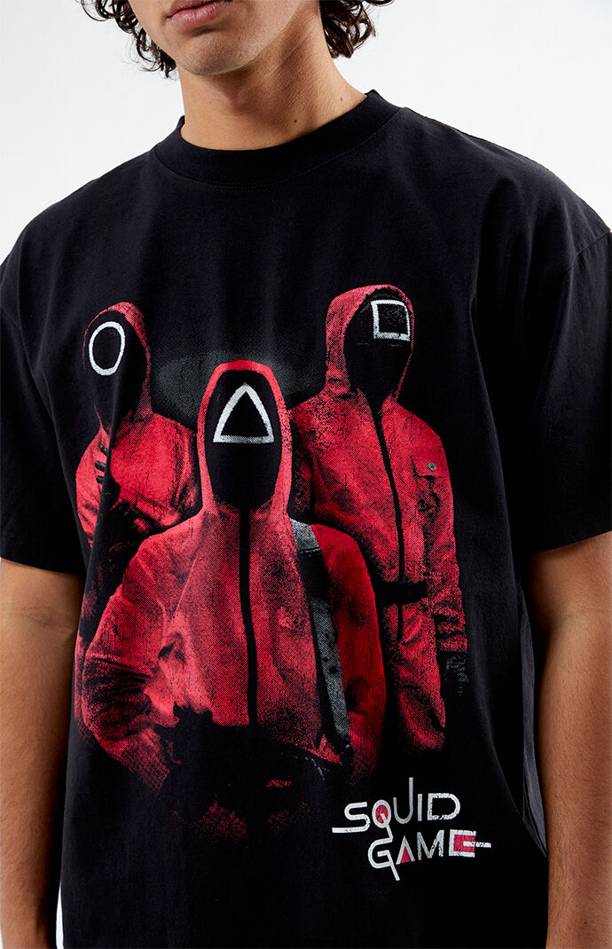 Netflix Squid Game Pink Guards T-Shirt | PacSun