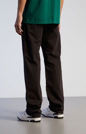 Recycled Black Straight Jeans image number 3