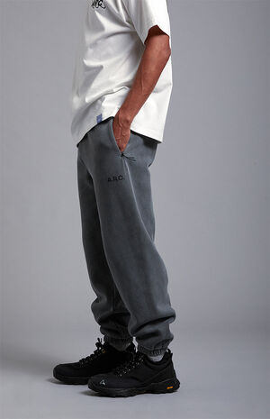 Black Fleece Jogger Sweatpants image number 3